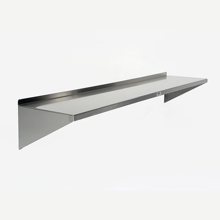 MIDCENTRAL MEDICAL 48"Wide x 18" Deep Stainless Steel Wall Shelf MCM693